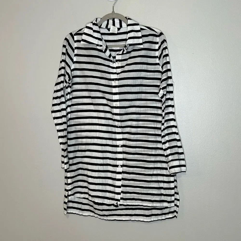 Lauren Ralph Lauren Striped Cotton Dress